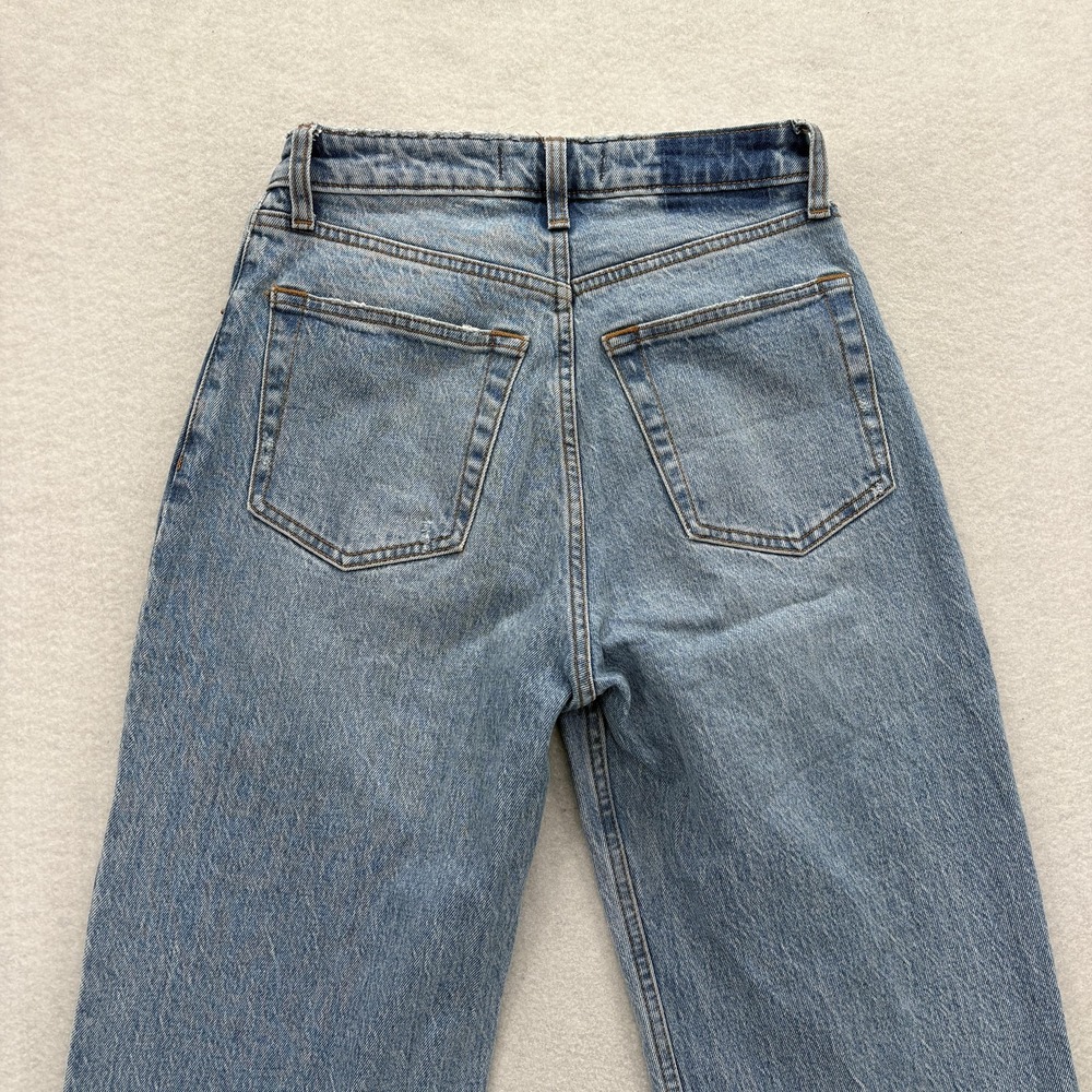 Abercrombie & Fitch Light Blue Straight Leg Jeans - Picture 11 of 14